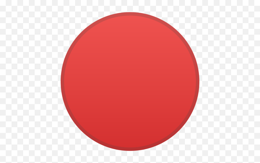 Red Circle Emoji,Red Color Emoji
