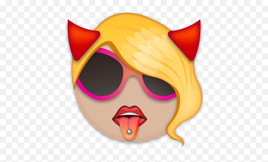 Emoji Menina Piercing Em Png - Happy,Emoji 26