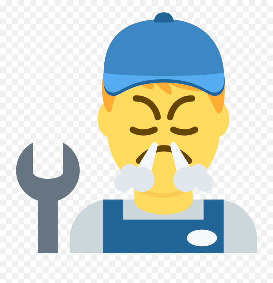 Emoji Face Mashup Bot On Twitter U200d Man Mechanic - Toque,Steam Emoji Art