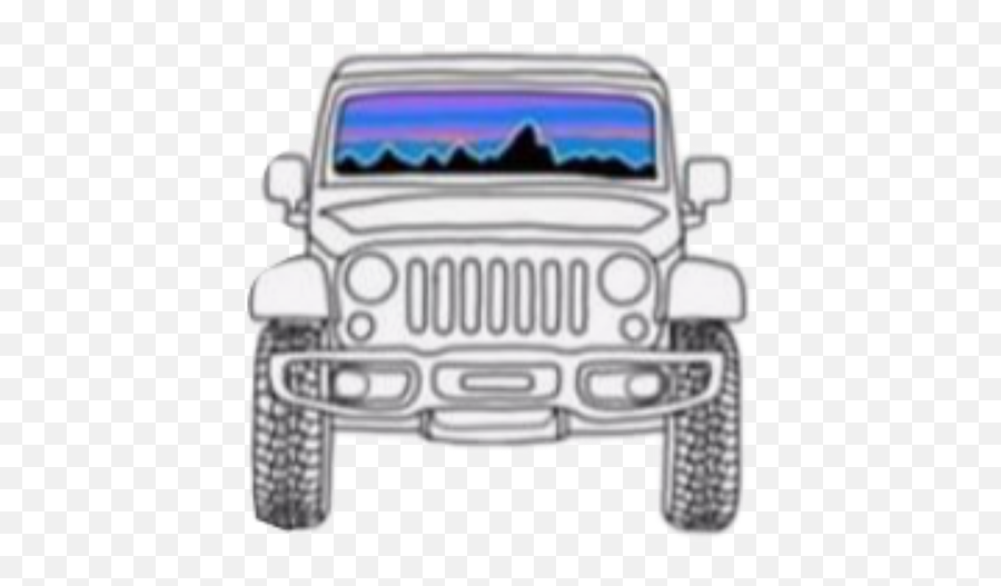 Vsco Jeep Sticker - Sticker Emoji,Jeep Wrangler Emoji