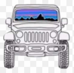 Vsco Jeep Sticker - Sticker Emoji,Jeep Wrangler Emoji