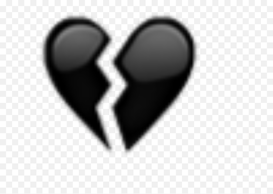 Broken Heart Hearts Sticker By - Language Emoji,Black Emoji