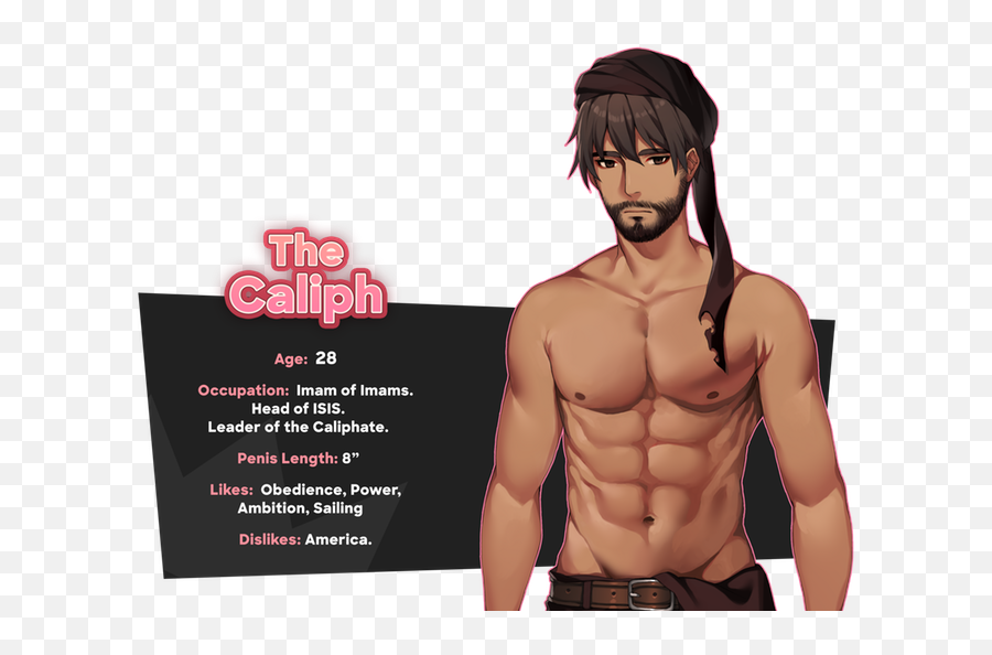 The Caliph The Super Patriotic Dating Simulator Know - Super Patriotic Dating Simulator Characters Emoji,Patriotic Emoji