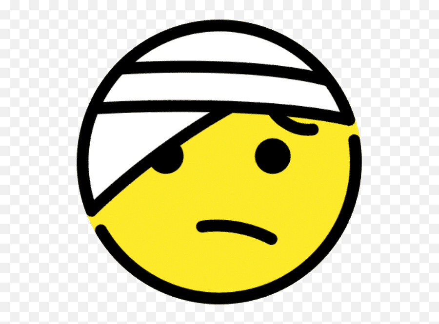 Face With Head - Emoji Kawaii Dolor De Cabeza,Hurt Emoji