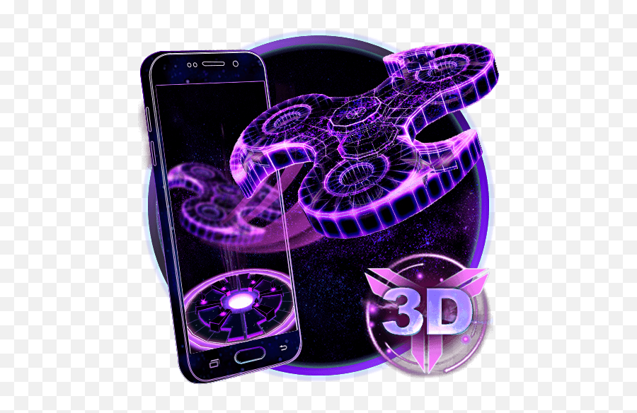 3d Fidget Spinner Neon Hologram Apk 1110 - Download Free Fidget Spinner Wallpaper 3d Emoji,Emoji Spinner