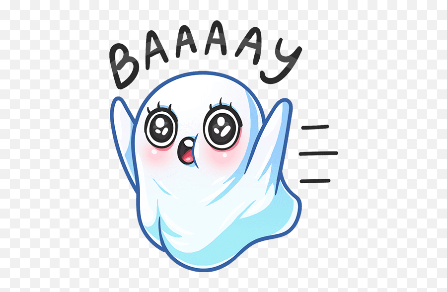 Vk Sticker 4 From Collection Ghost Download For Free Emoji,Ghost Emoji Sticker