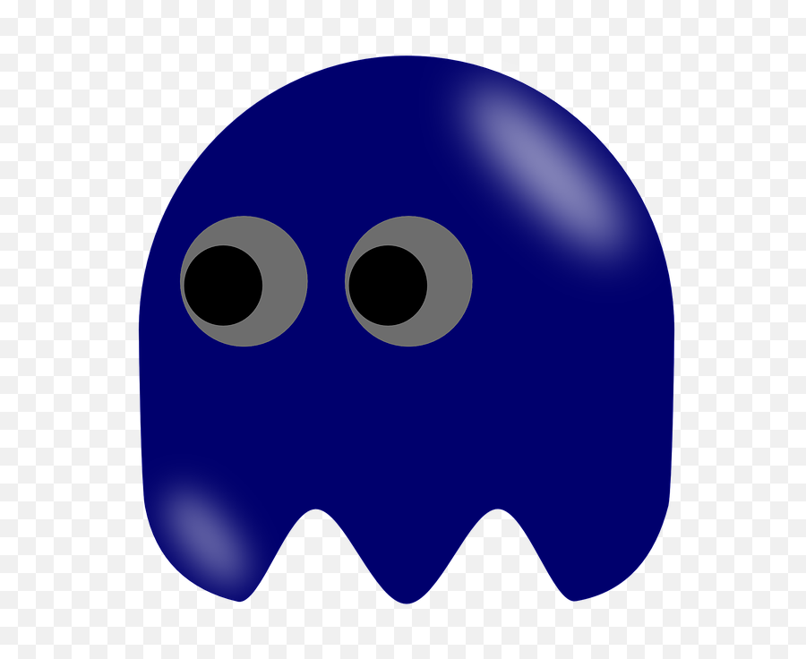 Pac Man Pink Ghost - Clip Art Library Blue Ghost Pac Man Clipart Emoji,Facebook Pacman Emoji