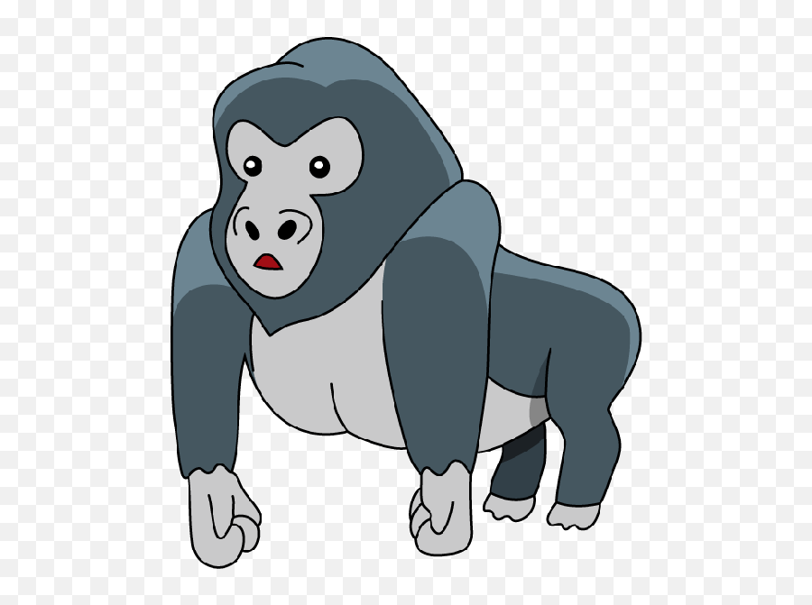 Muscle Clipart Gorilla Muscle Gorilla - Gorilla Clipart Transparent Emoji,Gorilla Emoji