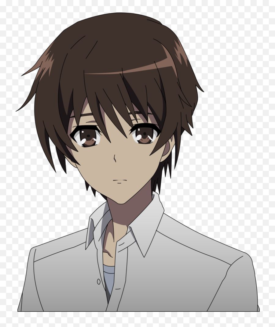 Sad Boy Png Transparent Images Png All - Anime Boy Brown Hair Brown Eyes Emoji,Emotions Wallpaper Hd