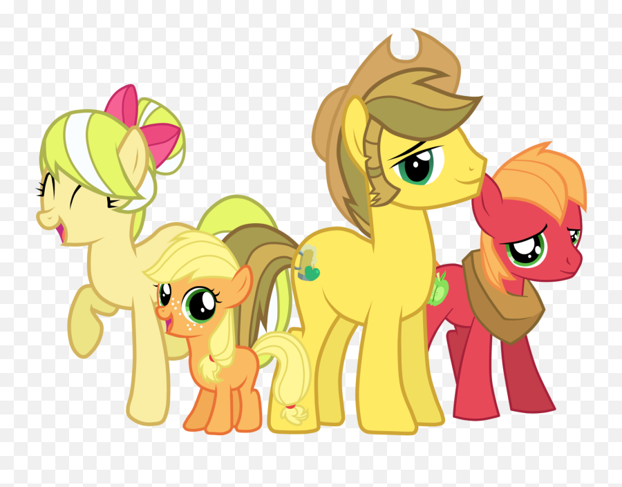 Apple Family My Little Pony Friendship Is Magic Know - My Little Pony Familia Apple Emoji,Mlp Base Emotions