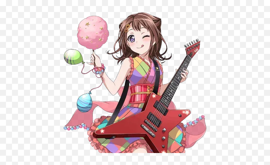 Sticker Bang Dream Pack List - Kasumi Toyama Aesthetic Emoji,Bass Guitar Emoji Whatsapp