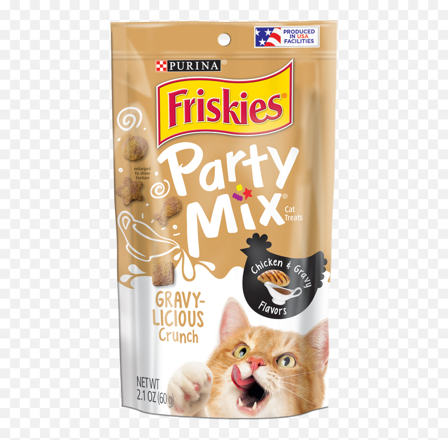 Friskies Party Mix Crunch Gravy - Friskies Emoji,Cat Definitely Show Emotion