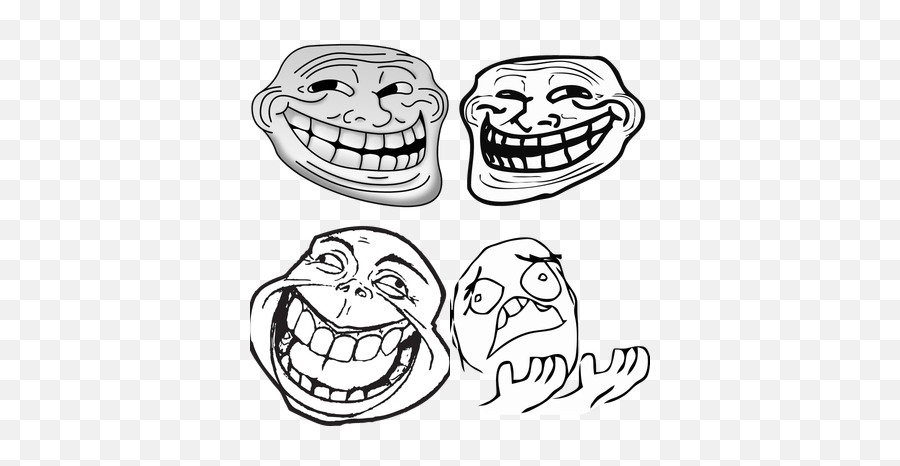 Troll Face Transparent Png Images - Troll Face Emoji,Troll Face Emoji
