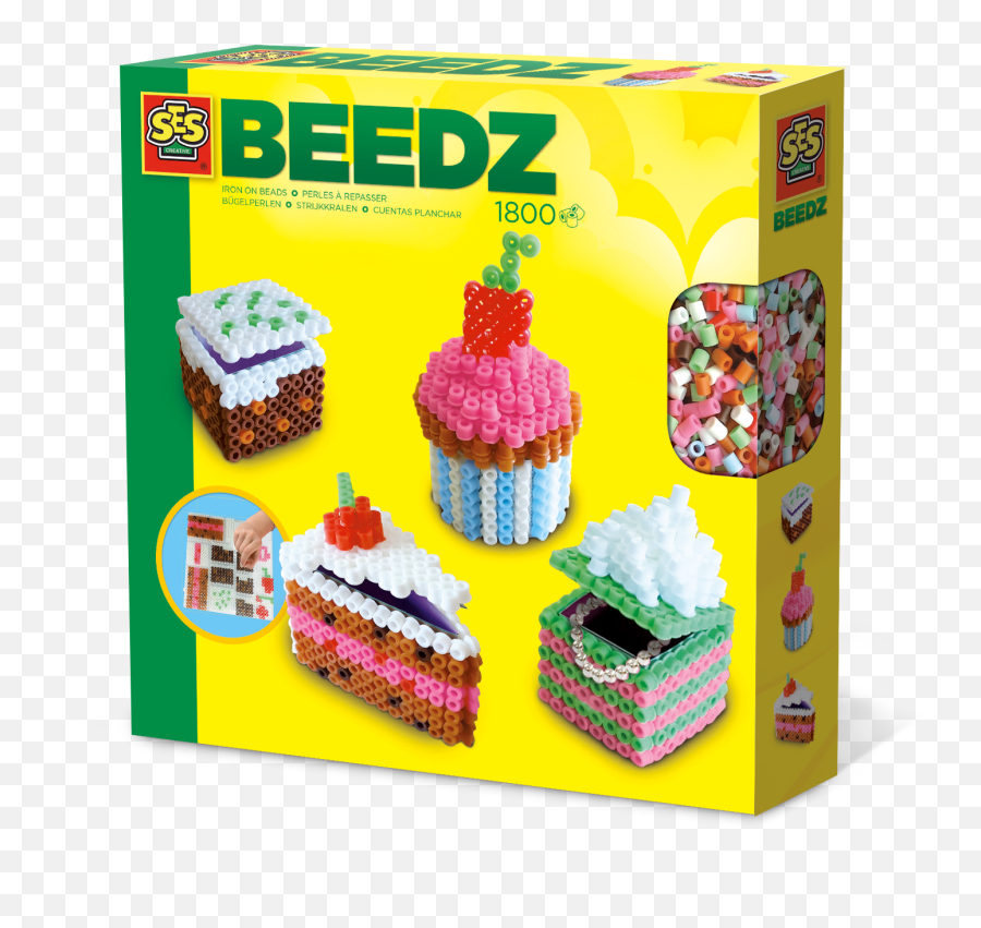 Ses Beedz - Ironon 3d Cakes On Checkfrankfi Bead Emoji,Emoticons Perler