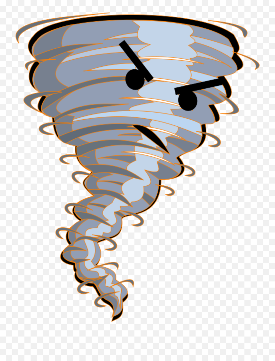 Angry Big Image Png - Tornadoes Clipart Emoji,Mad Emoji Face With Lightne