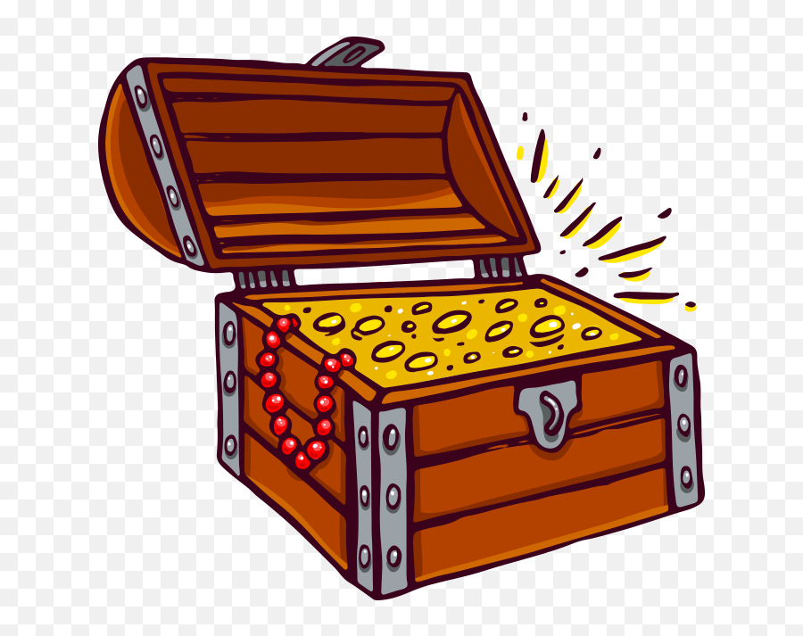 Treasure Pirate Treasurechest Chest Sticker By Amanda - Cartoon Treasure Chest Transparent Emoji,Treasure Emoji