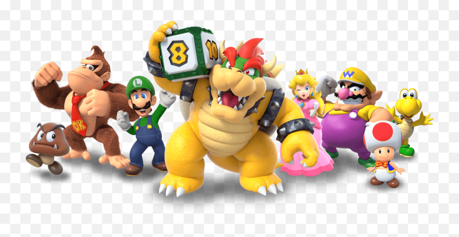 Super Mario Party - Gamecardsdirect Transparent Super Mario Party Characters Emoji,Does Princess Peach Plays With Mario Luigi And Bowser's Emotions