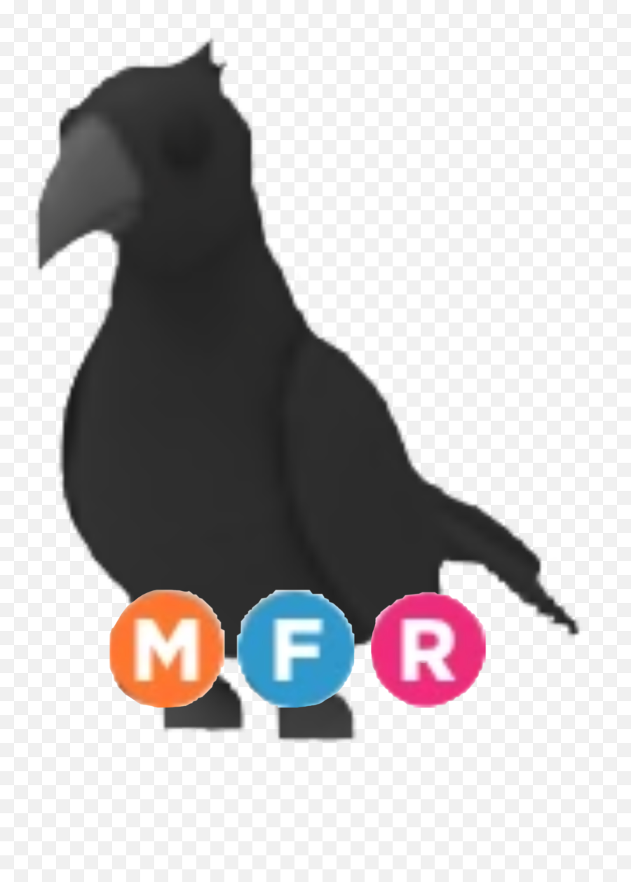 The Most Edited - Adopt Me Mega Neon Crow Emoji,Cr Ow Emoticon