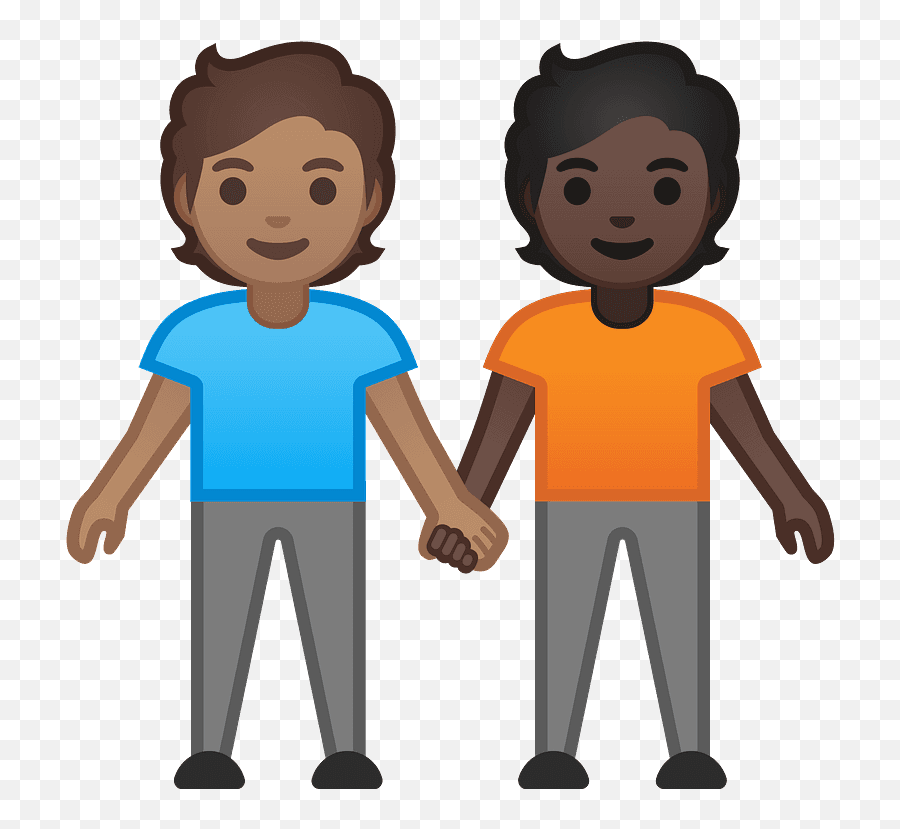 People Holding Hands Emoji Clipart Free Download - Human Skin Color Cartoon,People Pics With Emojis