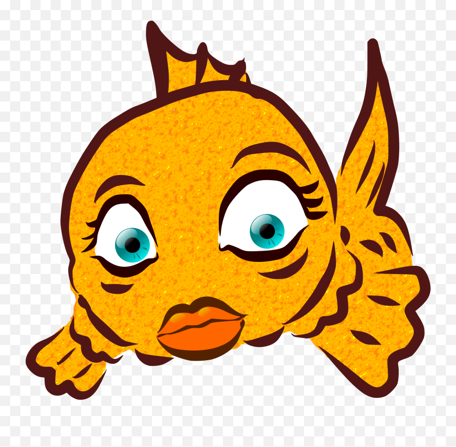 Lips Png - Cute Fish Head Cartoon Emoji,Fish Fry Emojis