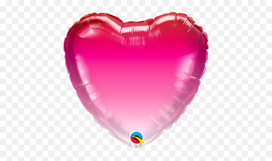 Valentines Day - Seasonal Red Ombre Heart Balloon Emoji,Valentine Day Emoji