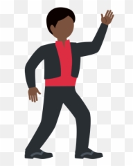 Man Dancing Dark Skin Tone Emoji,Skin Tone Emojis In Skype