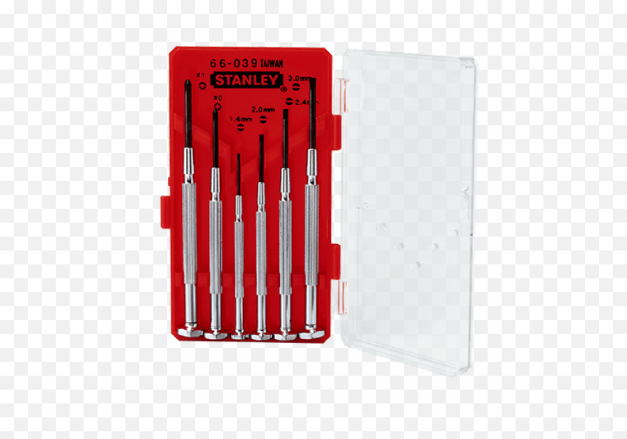 Sar1700stanley 6 Pieces Precision Screwdriver Set With Red - Stanley ...