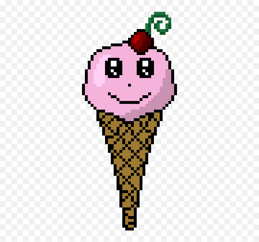 Cone Pixel Art Maker - Anime Kawaii Pixel Art 470x800 Emoji,Ice Cream Cone Emoticon