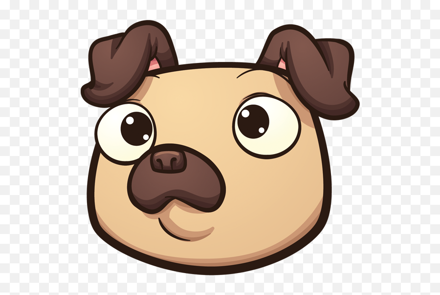 Pug Emoji U0026 Stickers Messages Sticker - 1 Kawaii Pug Clipart Pug Emoji Transparent,Rottweiler Emoji