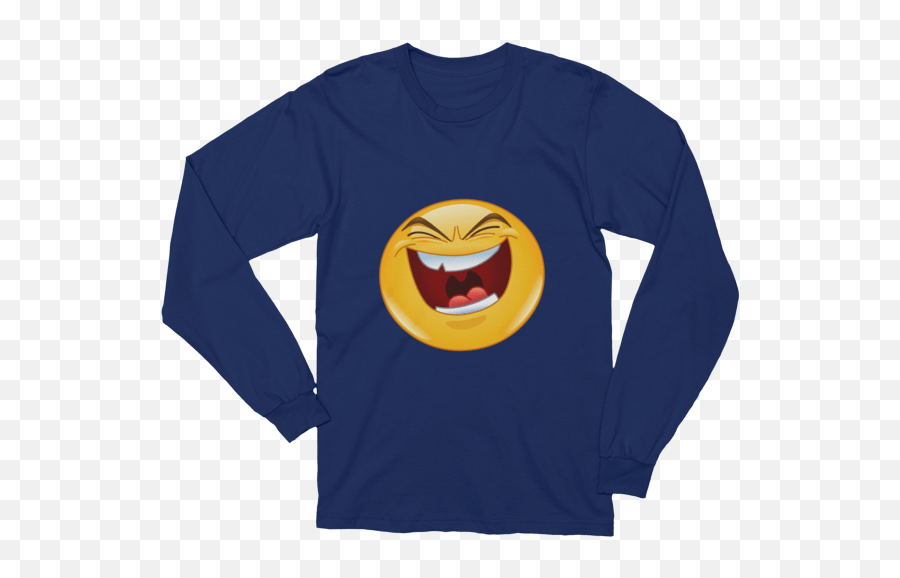 Unisex Evil Laugh Emoji Long Sleeve T - Shirt What Devotion Federal Reserve Bank T Shirt,Laugh Emoji