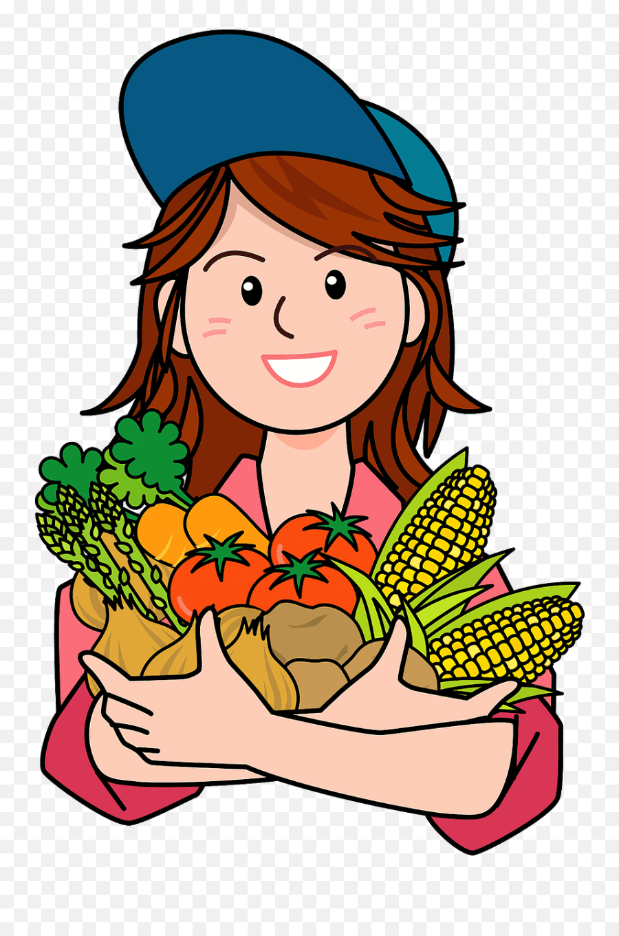 Farmer Clipart Transparent Background 10 - Clipart World Emoji,Emojis Woman Farmer