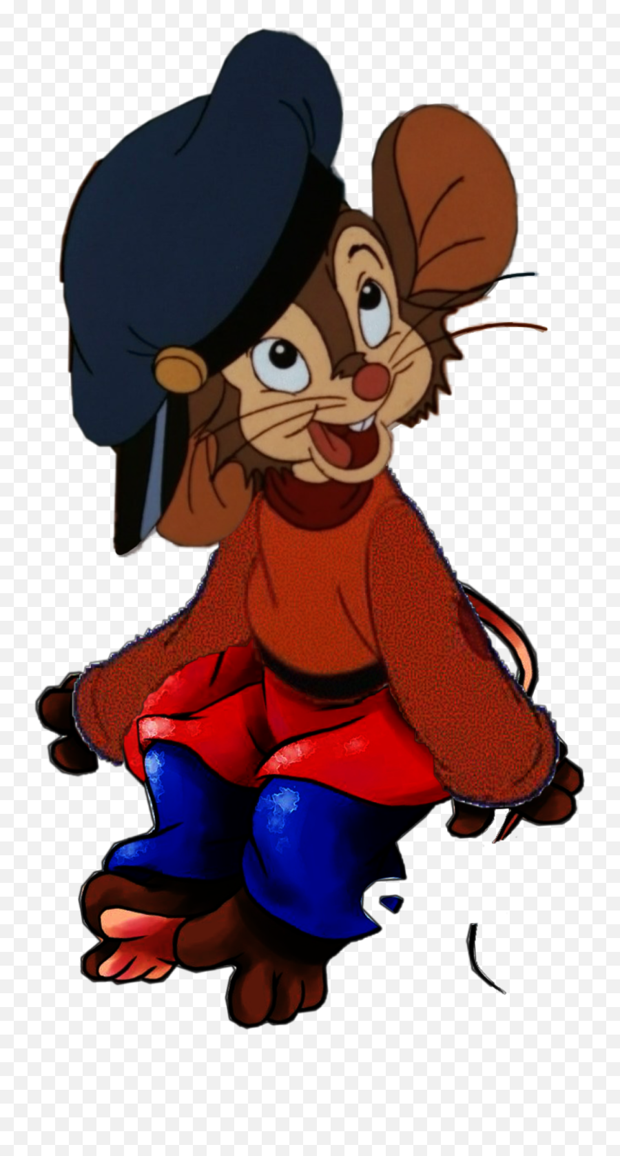 Anamericantail Fievel Feivel Sticker - Fictional Character Emoji,Male Stripper Emoji