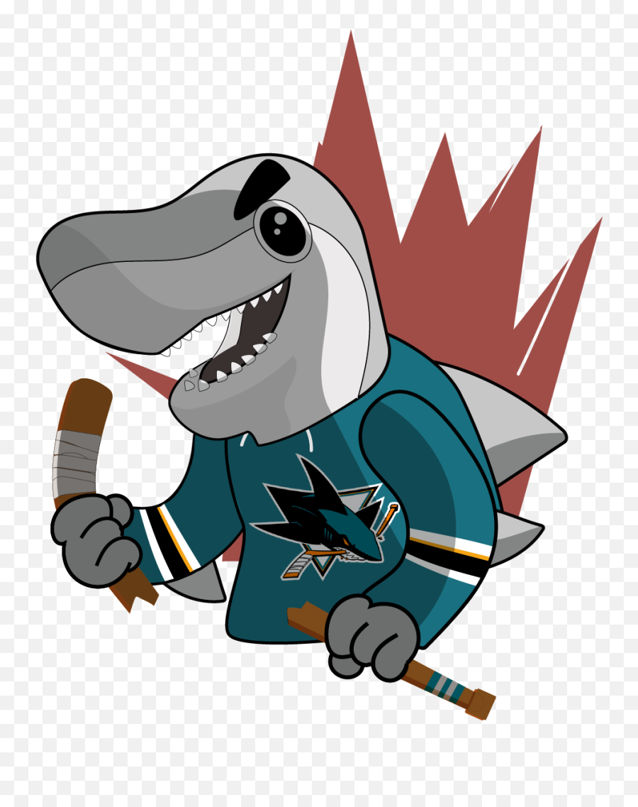 Sj Sharkie Sticker Pack By Kika Tech Inc - Fictional Character Emoji,Nhl Emoji App