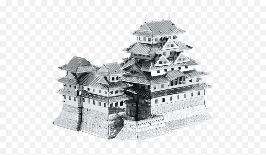 Himeji Castle Metal Earth 3d Model - Metal Earth Himeji Emoji,Emoji 3d Model