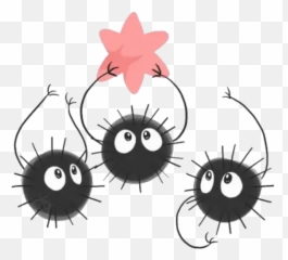 Polvo Chihiro Sticker - Transparent Studio Ghibli Soot Sprites Emoji,Studio Ghibli Emoji