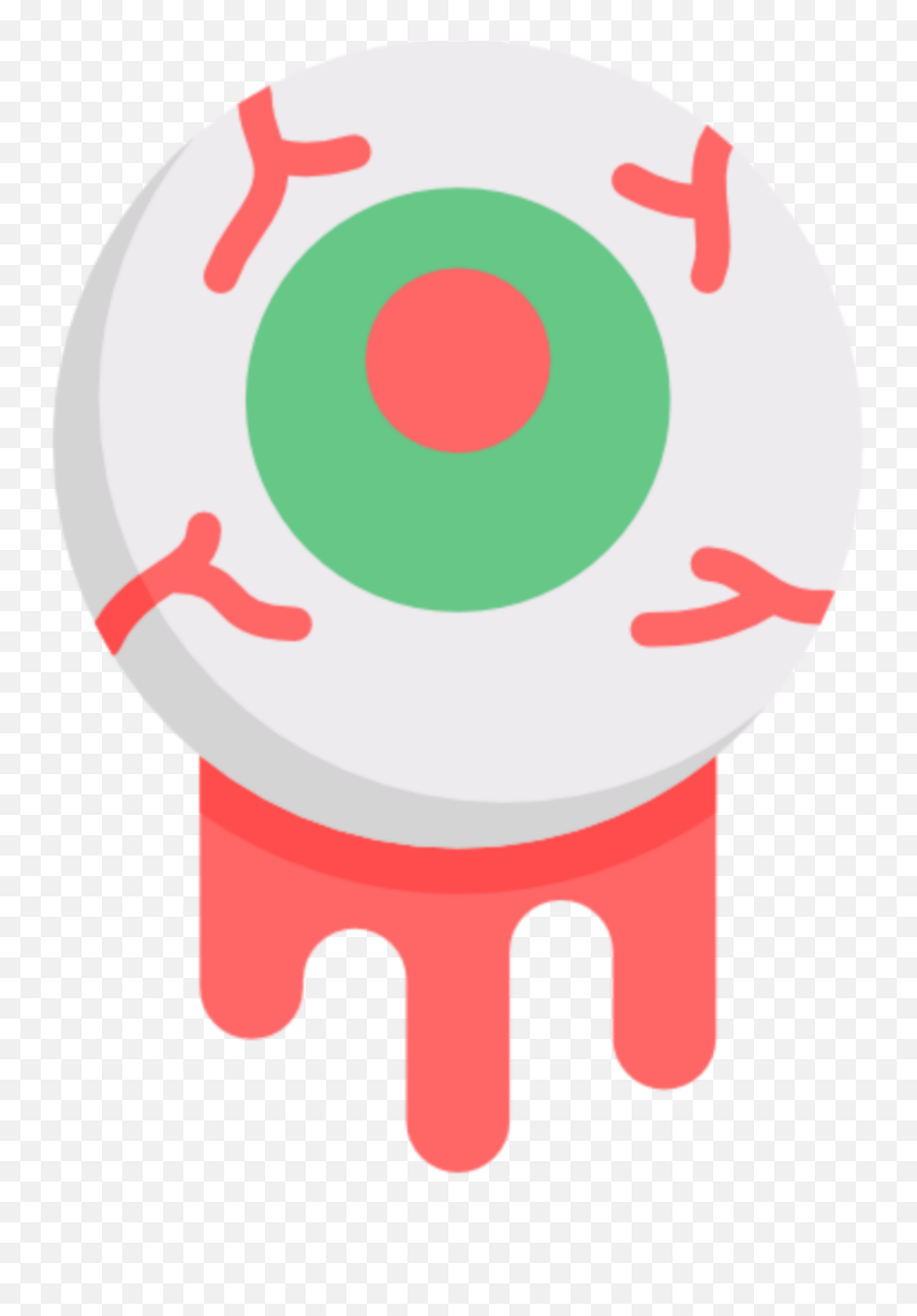 Eye Eyeball Halloween Scary Horror Sticker By 4asno4i - Dot Emoji,Halloween Text Emoji Art