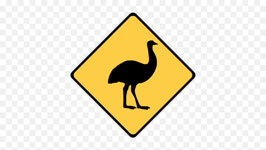 Visualize Hashes And Bytes With Emoji - Australian Road Signs Emu,Emoji )0_0