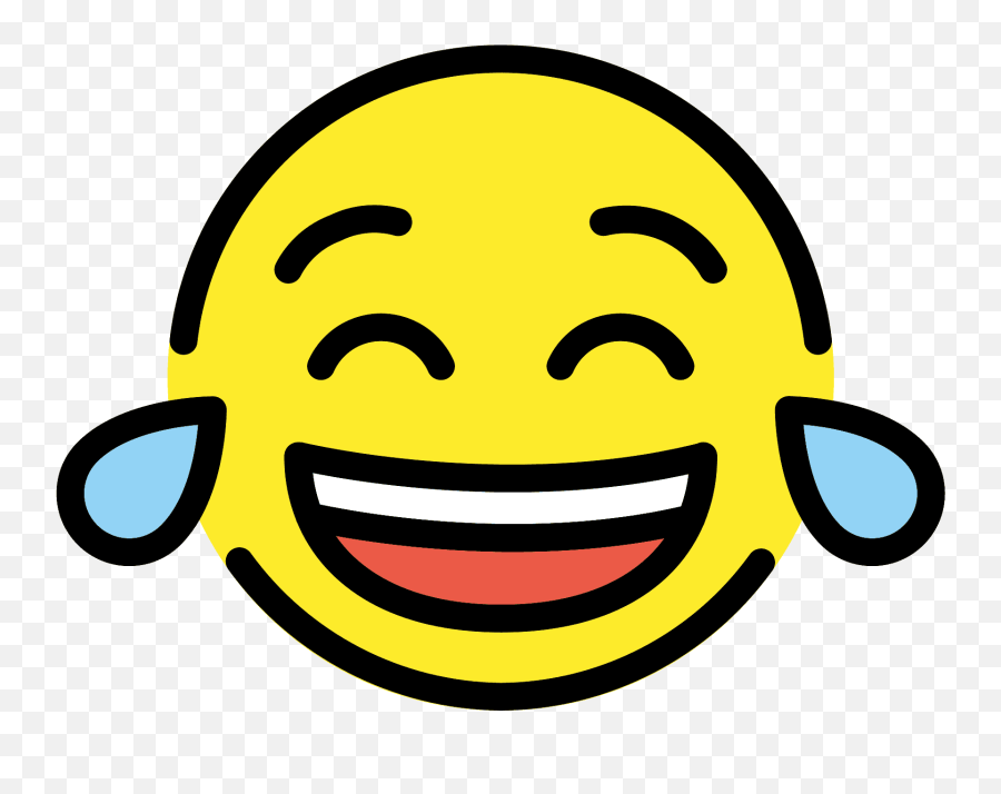 Face With Tears Of Joy Emoji Clipart,Laughing Tears Emoji