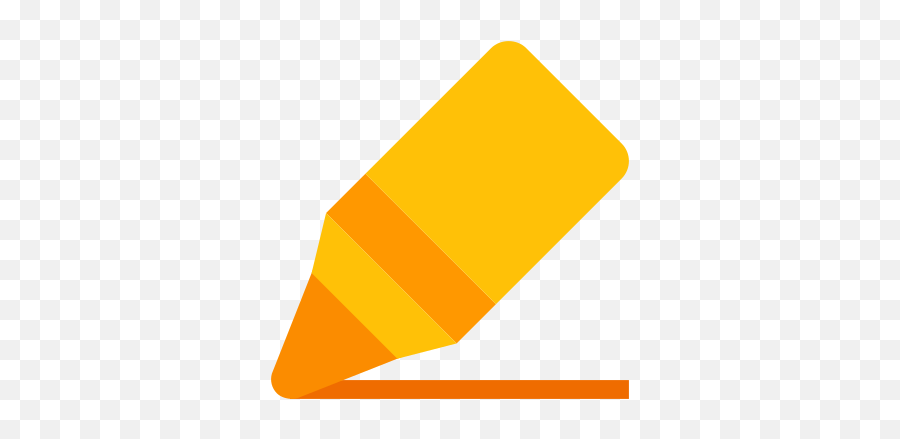 Crayon Icon - Icono De Color Amarillo Emoji,Crayon Emoji