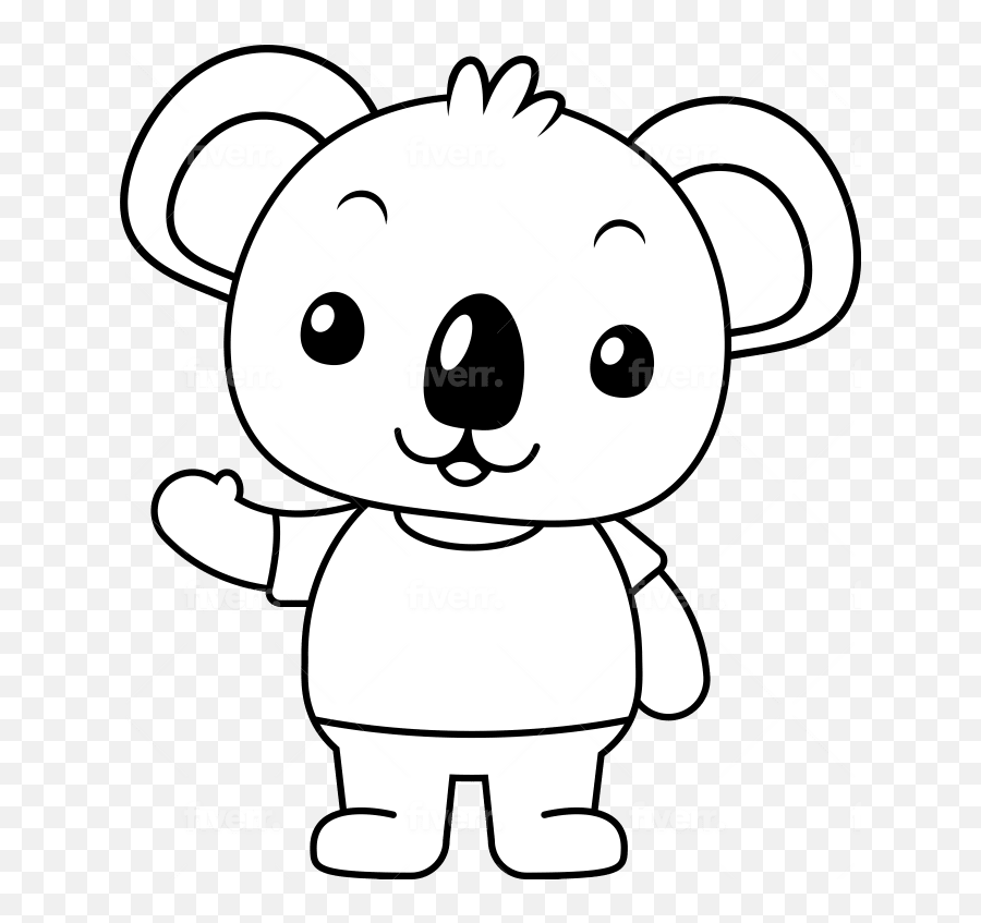 Draw Cute And Friendly Animals Cartoon By Juliatstranger - Happy Emoji,Emotions Cartoon Easy To Draw