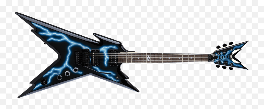 Dean Razorback Dimebag Lightning Floyd - Dean Razorback Emoji,Dimebag Darrell Emoticon Metal