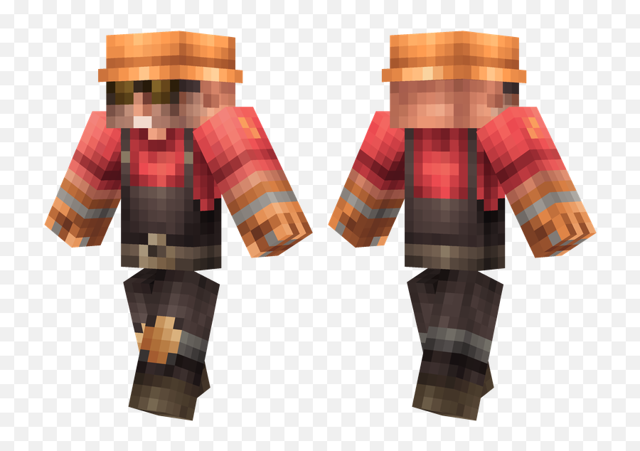 Tf2 Engineer Minecraft Skins - Tf2 Minecraft Skins Emoji,Tf2 Pyro Emoticons