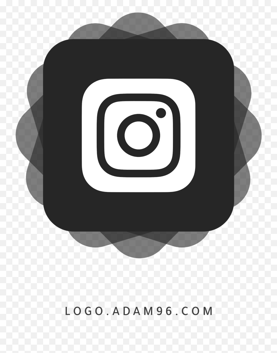 Instagram Black Logo Png Download - Tiktok Logo Png Emoji,Black And White Food Emojis Download