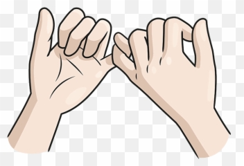 How To Draw A Pinky Promise - Pinky Promise Drawing Step By Step Easy Emoji,Hand Pinky Emoji