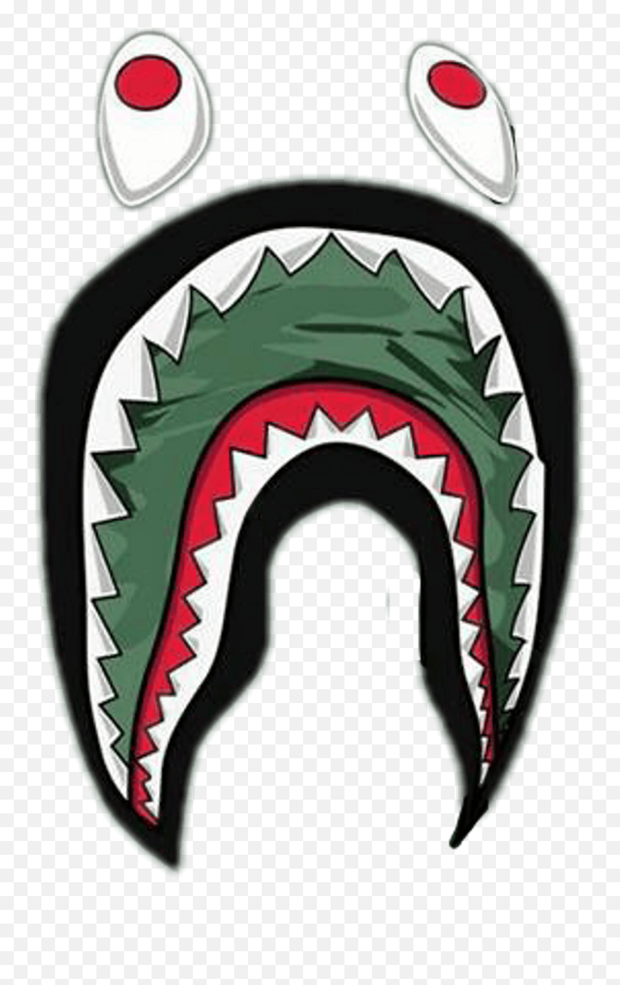 Transparent Bape Shark Logo Wallpapers On Wallpaperdog - Bape Shark Logo Transparent Emoji,Beige Sweater Tongue Emoticon