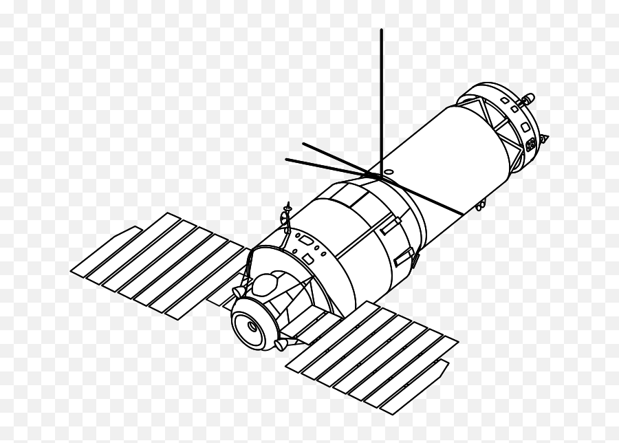 Soviet Space Station Fired A Gun In Orbit - Easy Space Probe Drawing Emoji,Gatlin Gun Emoticon