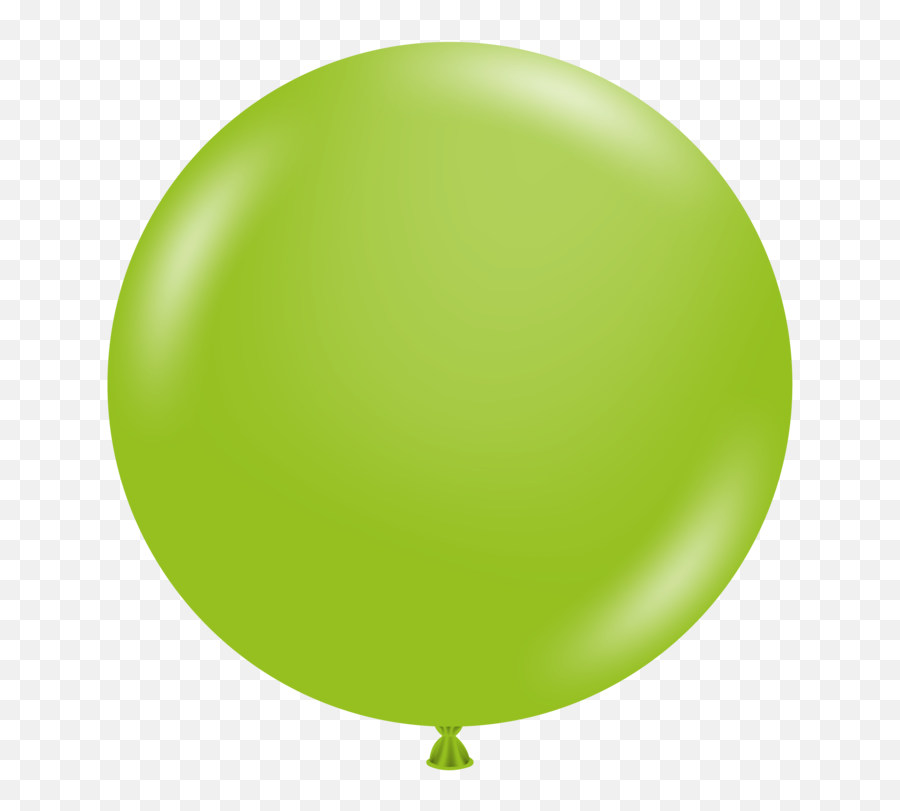Giant Lime Green Latex Balloon - Ballon Qui Vole Noir Emoji,Water Balloon Emoji Png