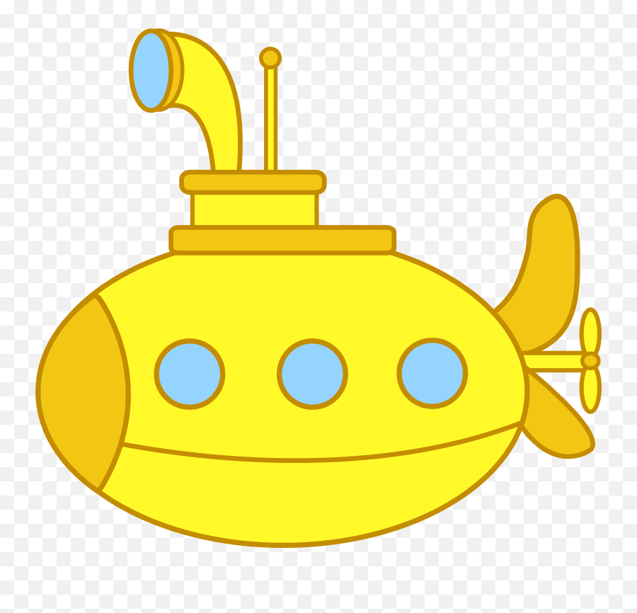 Yellow Submarine Clipart Png - Submire Clipart Emoji,Submarine Emoji