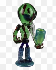 Alien Glass Hand Pipe Dry Pipes - Alien Glass Pipe Emoji,Alien In A Box Emoji