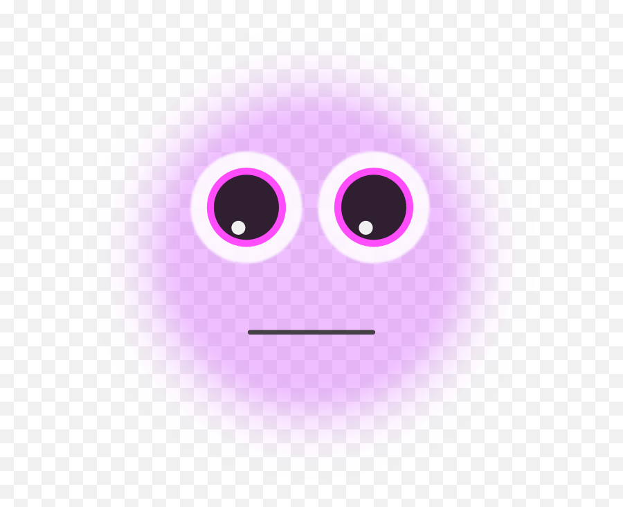 Iy Smiley Violet Surpris - Émoticône Clipart Cartoon Dot Emoji,Skunk Emoji